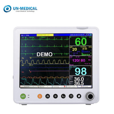 Медицинский график мониторов пациента 110V-240V PR RR TEMP портативный Макс 720H