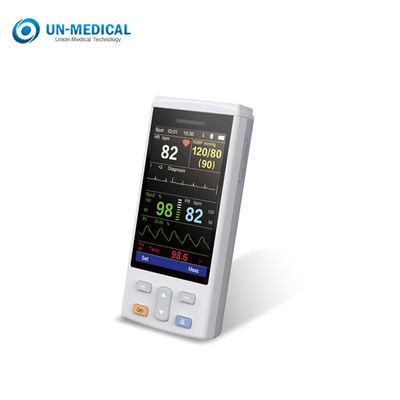Мониторы пациента 4 дюймов TFT ECG Handheld портативные 3/5 руководств PC200
